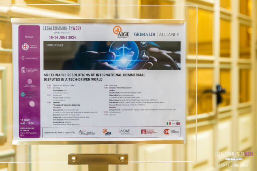 Conference: “Sustainable Resolutions of International Commercial Disputes in a Tech-Driven World” – AIGI and Grimaldi Alliance